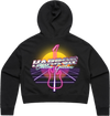 HCG Maimi Vice Womens Crop Hoodie (ThrashWolf Design)